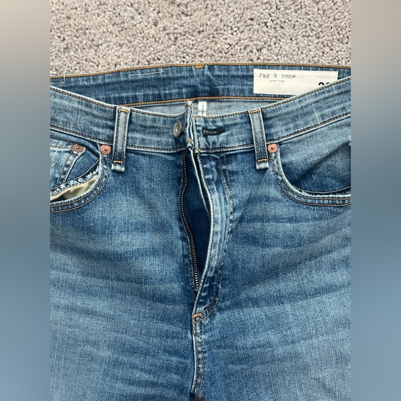 Rag and Bone NINA HIGH- RISE ANKLE FLARE jeans size 30 - Picture 2 of 7